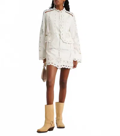 Isabel Marant Antya Suede Biker Boots In Beige