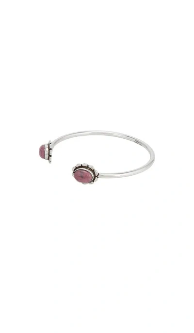 Isabel Marant Arm Bracelet In Rosewood & Silver