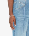 Isabel Marant Shiny Lea Chain Bracelet In Silver