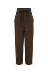 Isabel Marant Women Mud Viscose Blend Kendra Pant In Bronze