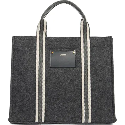 Isabel Marant Aruba E/w Tote Bag In Gray