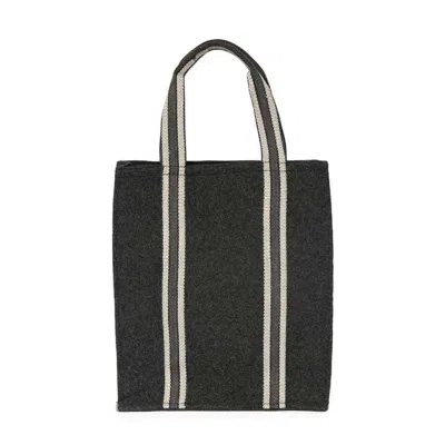 Isabel Marant Aruba Puebla Logo Patch Tote Bag Grey > In ["grey"]