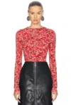 Isabel Marant Asna Top In Red