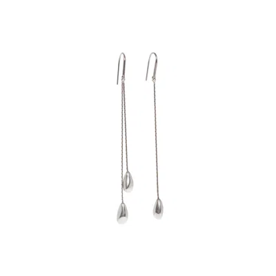 Isabel Marant Asymmetric Drop Earrings In Neutral