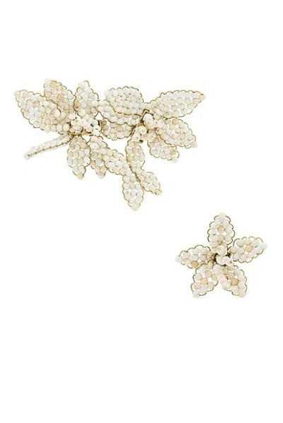 Isabel Marant Asymmetric Earrings In Gold