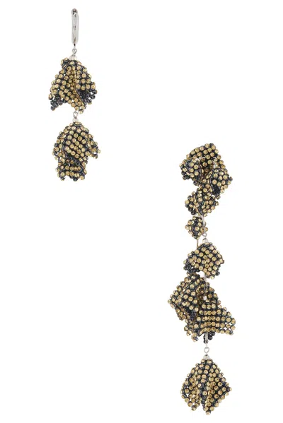 Isabel Marant Asymmetric Earrings In Gold