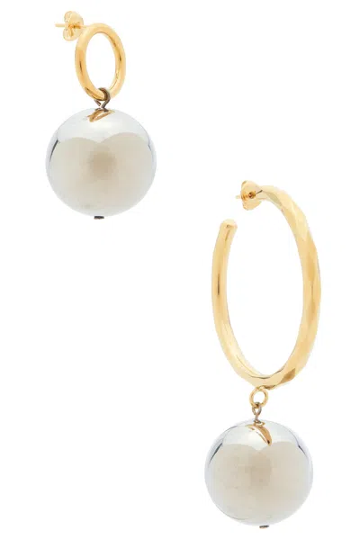 Isabel Marant Asymmetric Hoop Earrings