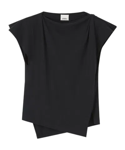 ISABEL MARANT ISABEL MARANT ASYMMETRIC SHORT-SLEEVED T-SHIRT