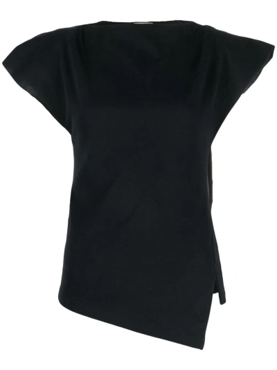Isabel Marant Asymmetric T-shirt In Black  