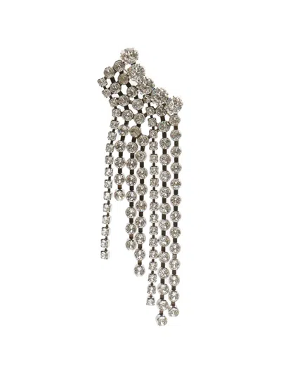 Isabel Marant Asymmetrical Brooch In Silver