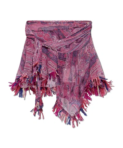 Isabel Marant Asymmetrical Skirt In Pink