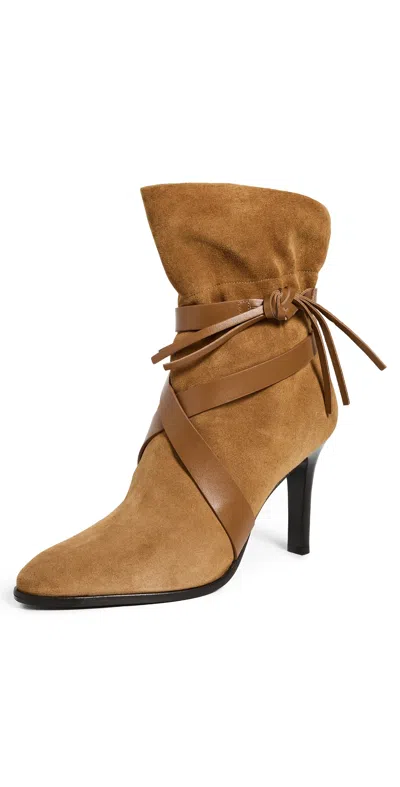 Isabel Marant Atiny Boots Cognac In Brown