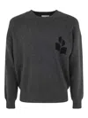 Isabel Marant Antea Logo-detail Pullover In Gris
