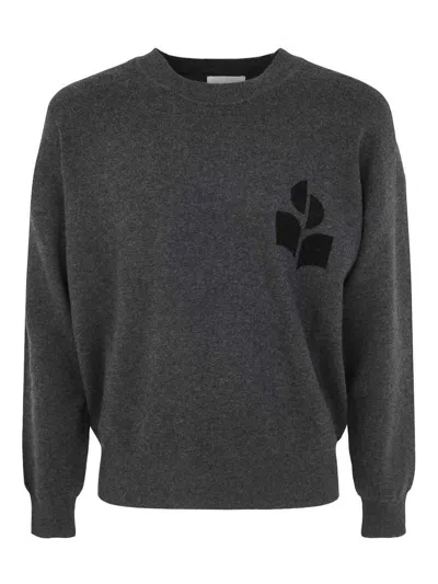 ISABEL MARANT SUÉTER CUELLO REDONDO - GRIS