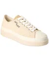Isabel Marant Austen Canvas Platform Sneaker In Beige