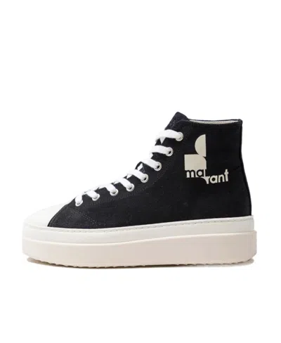 Isabel Marant Austen High-top Sneakers In Black