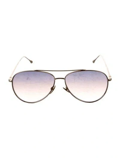 Pre-owned Isabel Marant Aviator Gradient Sunglasses In Brown