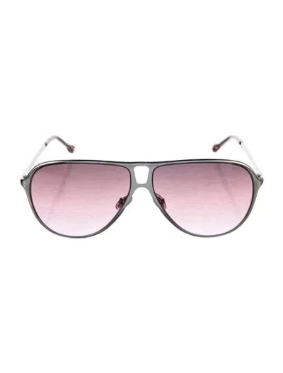 Pre-owned Isabel Marant Aviator Gradient Sunglasses In Multi