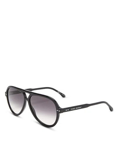 ISABEL MARANT AVIATOR SUNGLASSES, 59MM