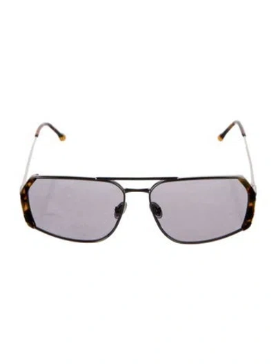 Pre-owned Isabel Marant Aviator Tinted Sunglasses In Black