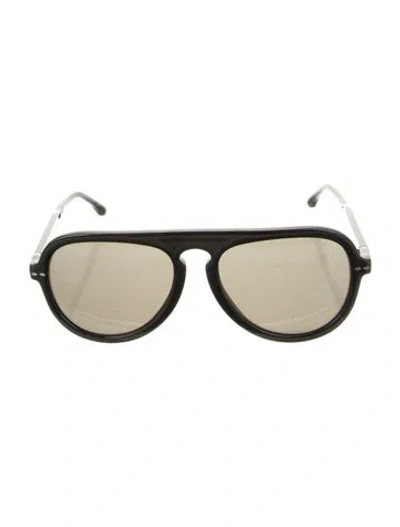 Pre-owned Isabel Marant Aviator Tinted Sunglasses In Black