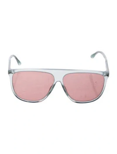 Pre-owned Isabel Marant Aviator Tinted Sunglasses In Green