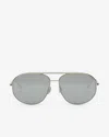Isabel Marant Aviator Tymo In Shiny Pall/silver Mirror