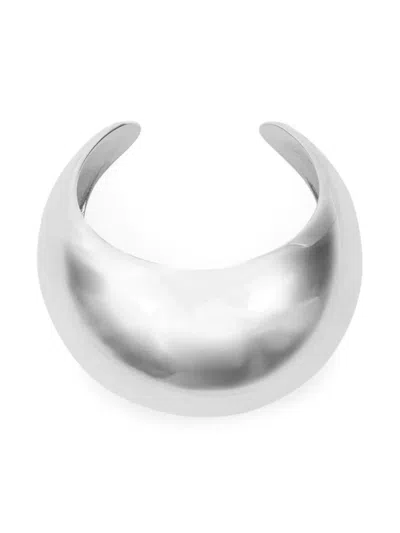 Isabel Marant Convex Cuff Bracelet In White