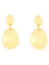 Isabel Marant Drop Sculptural Earrings Polished Finish