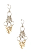 Isabel Marant Awar Long Earrings In Pattern