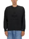 Isabel Marant Logo Intarsia Crewneck Sweater In Multi