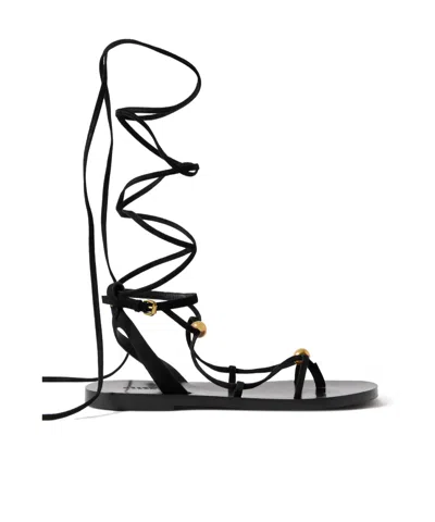 Isabel Marant Azzi Sandals In Black