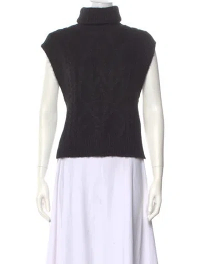 Pre-owned Isabel Marant Baby Alpaca Turtleneck Sweater In Gray