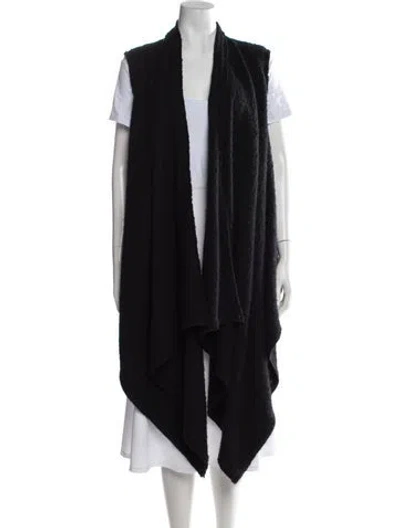 Pre-owned Isabel Marant Baby Alpaca V-neck Sweater In Black