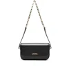 Isabel Marant Lizza Leather Shoulder Bag In Black