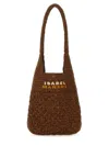 Isabel Marant Praia Small Raffia Bag In Brown