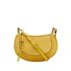 Isabel Marant Women "oskan Moon" Small Shoulder Bag In Yellow