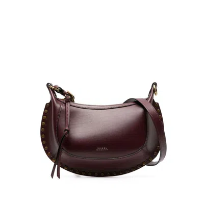 Isabel Marant Red Oskan Leather Cross Body Bag