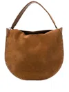 Isabel Marant Oskan Hobo Brown Crossbody Bag In Suede Woman