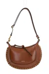 Isabel Marant Borsa A Spalla Oskan Moon In Pelle Caramello  Donna In Brown