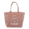 Isabel Marant Women Light Rust Small Yenky Tote Bag In Pink