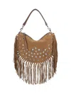 Isabel Marant Oskan Soft Fringed Shoulder Bag