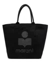 Isabel Marant Logo Detailed Tote Bag In Black