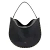 Isabel Marant Oskan Hobo Soft Shoulder Bag In Black