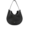 Isabel Marant Oskan Shoulder Bag In Black