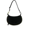 Isabel Marant Oskan Moon Zipped Medium Shoulder Bag