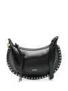 Isabel Marant Oskan Moon Studded Shoulder Bag In Black