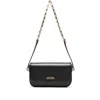 Isabel Marant Lizza Leather Shoulder Bag In Black