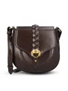 Isabel Marant Altay Small Leather Shoulder Bag In Brown
