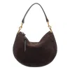 Isabel Marant Suede Shoulder Bag Removable Handle In Brown